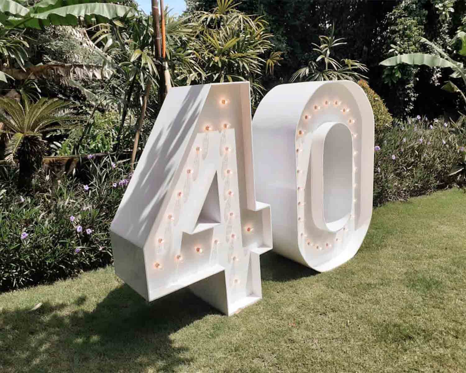 Giant Marquee Letter