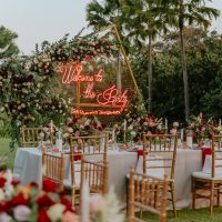 Wedding Reception at Ritz Carlton Bali