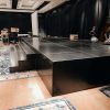 Black Melamine Stage