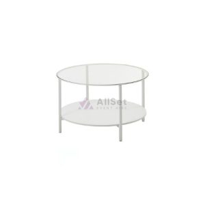 White Round Coffee Table