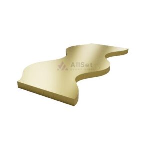 Gold Mirror Wavy Aisle